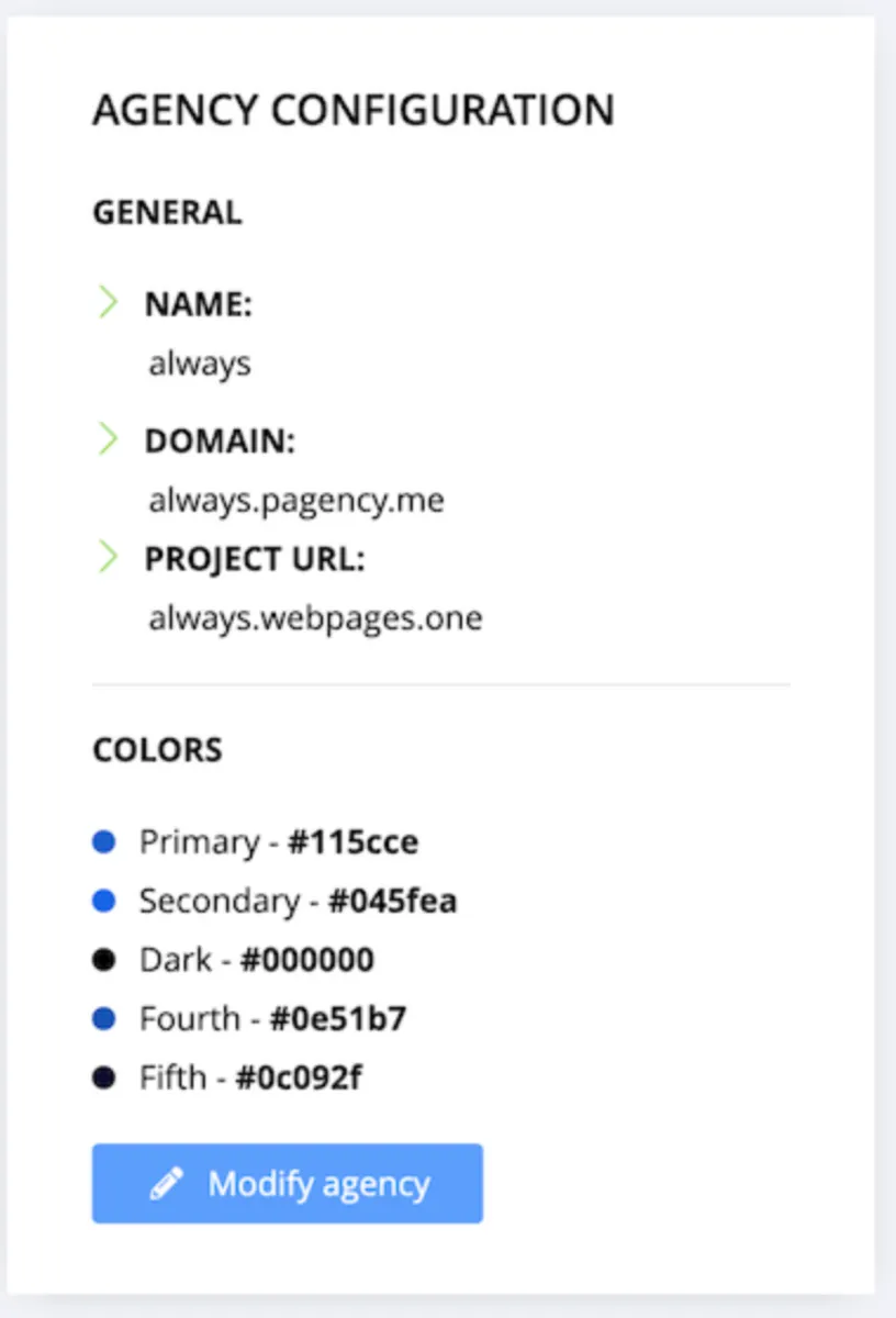 Interface AdPage.io: fonctionnalités, prix, alternatives