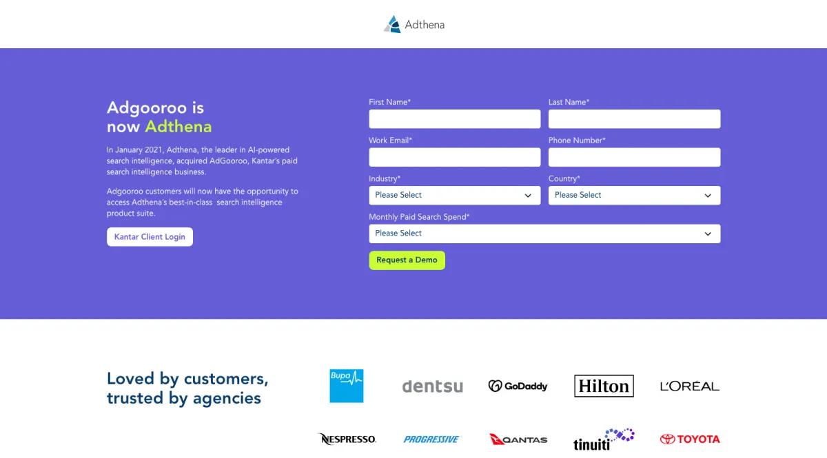 Interface Adthena : fonctionnalités, prix, alternatives Interface Adthena : fonctionnalités, prix, alternatives