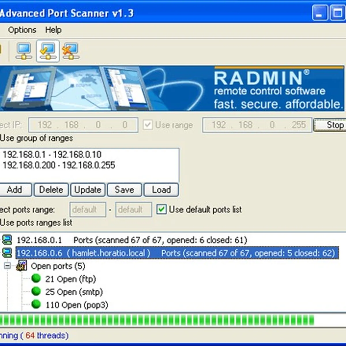 Notre avis sur Advanced Port Scanner : une plateforme de stockage cloud à découvrir Notre avis sur Advanced Port Scanner : une plateforme de stockage cloud à découvrir