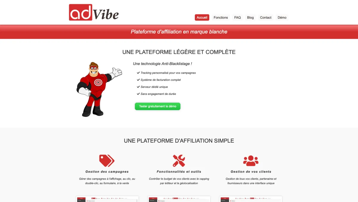 Interface Advibe : fonctionnalités, prix, alternatives
