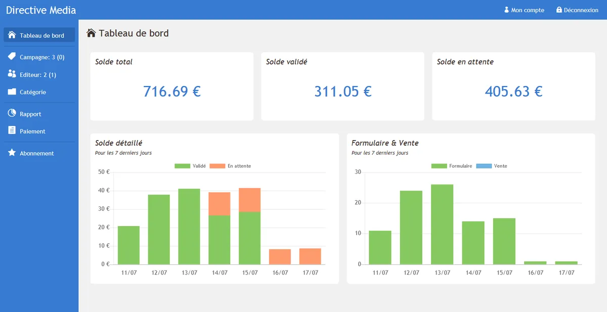 Notre avis sur Advibe : un logiciel d'affiliation (referral marketing) à découvrir