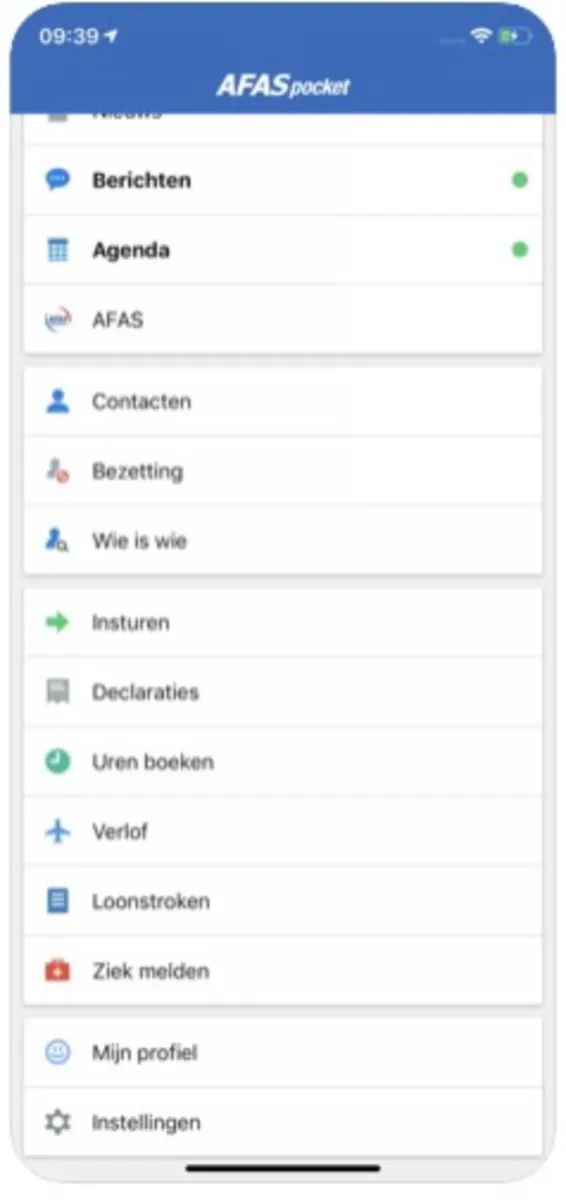 Interface AFAS Software: fonctionnalités, prix, alternatives