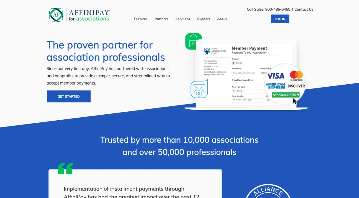 Interface AffiniPay : fonctionnalités, prix, alternatives