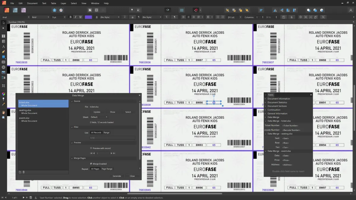 Interface Affinity Publisher: image, ergonomie, alternatives