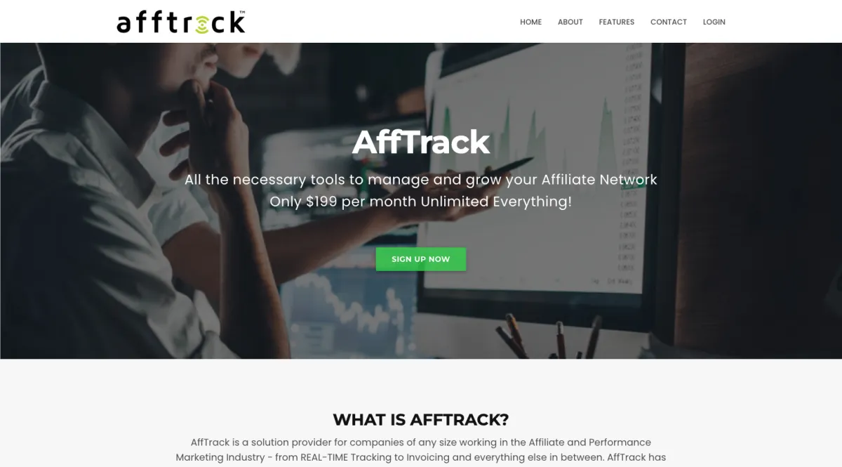 Interface AffTrack : fonctionnalités, prix, alternatives