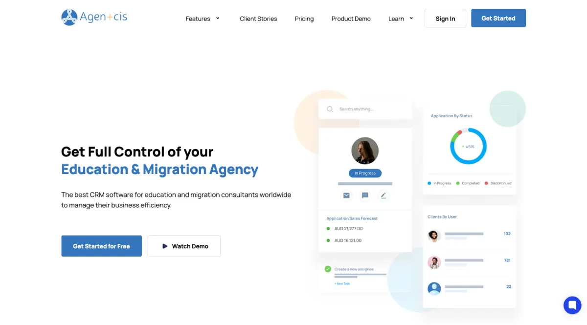 Interface Agentcis : fonctionnalités, prix, alternatives