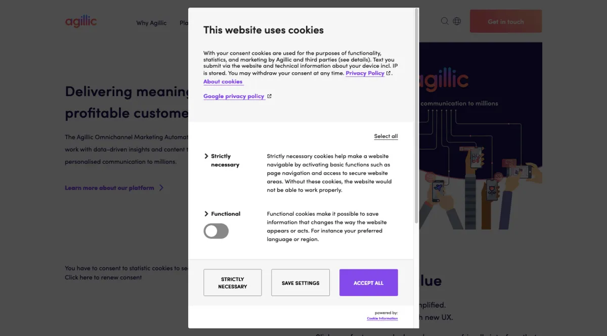 Interface Agillic Dialogue : fonctionnalités, prix, alternatives