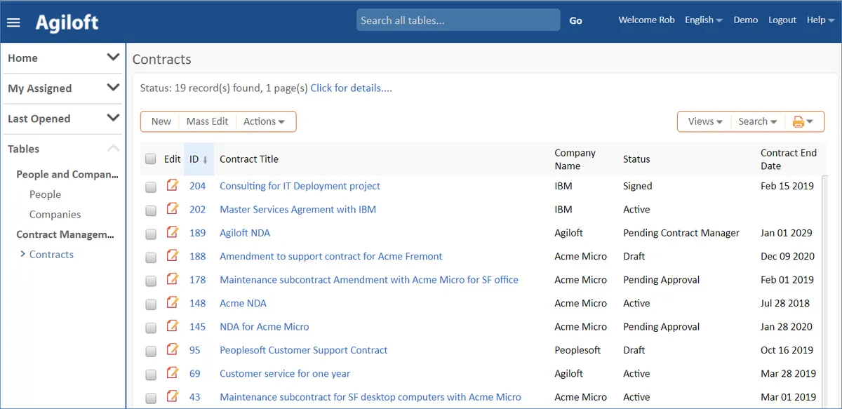 Notre avis sur Agiloft Contract Management : un logiciel de gestion de contrats à découvrir Notre avis sur Agiloft Contract Management : un logiciel de gestion de contrats à découvrir