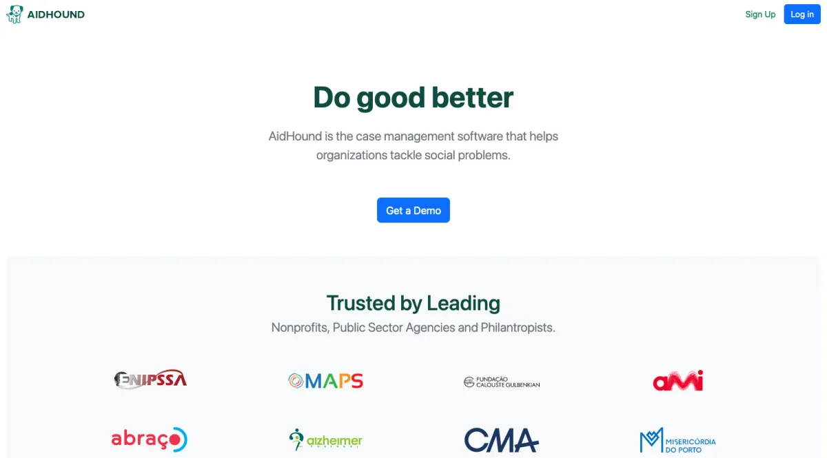 Interface AidHound : fonctionnalités, prix, alternatives