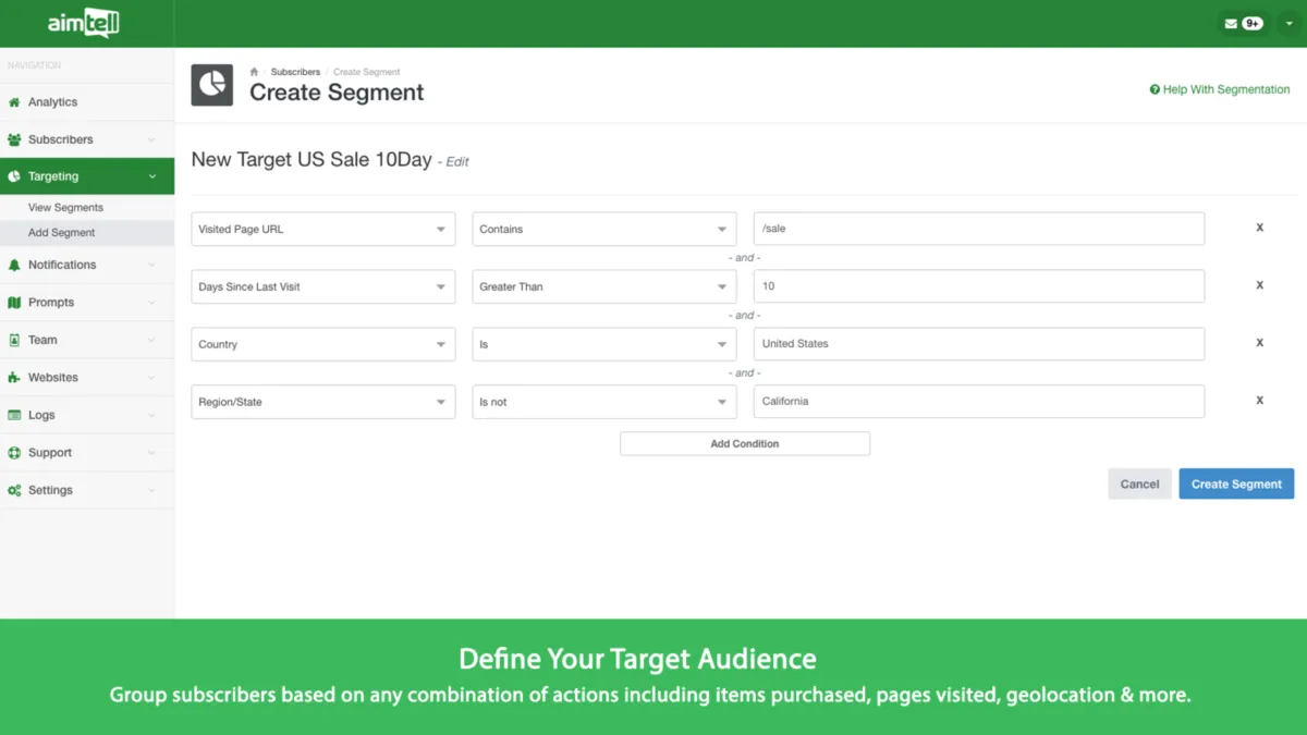 Interface Aimtell: image, ergonomie, alternatives Interface Aimtell: image, ergonomie, alternatives
