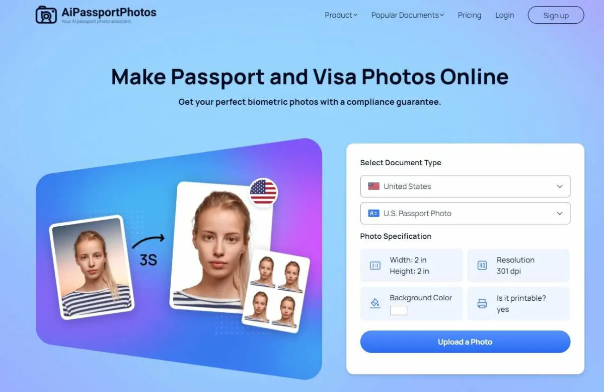 AiPassportPhotos: avis sur le logiciel de retouche photo / édition d'image: fonctionnalités, avantages, inconvénients et tarifs