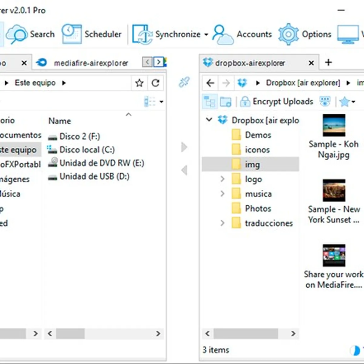 Air Explorer: avis sur la plateforme de stockage cloud: fonctionnalités, avantages, inconvénients et tarifs Air Explorer: avis sur la plateforme de stockage cloud: fonctionnalités, avantages, inconvénients et tarifs