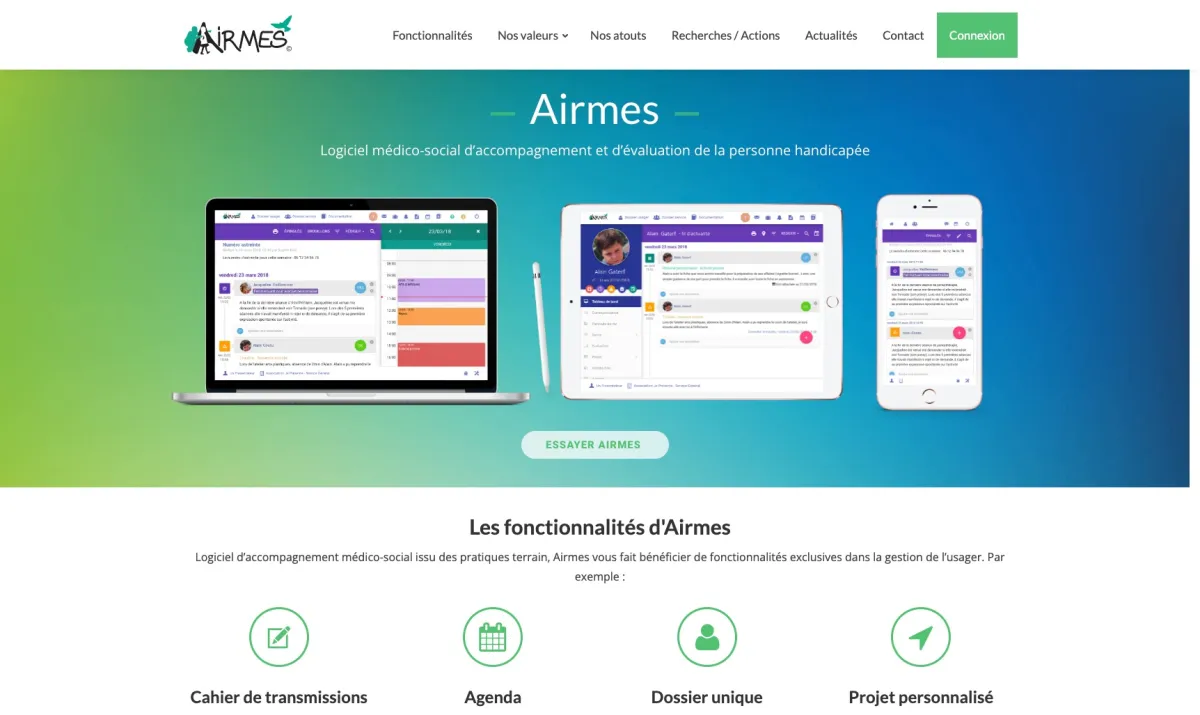 Interface Airmes : fonctionnalités, prix, alternatives