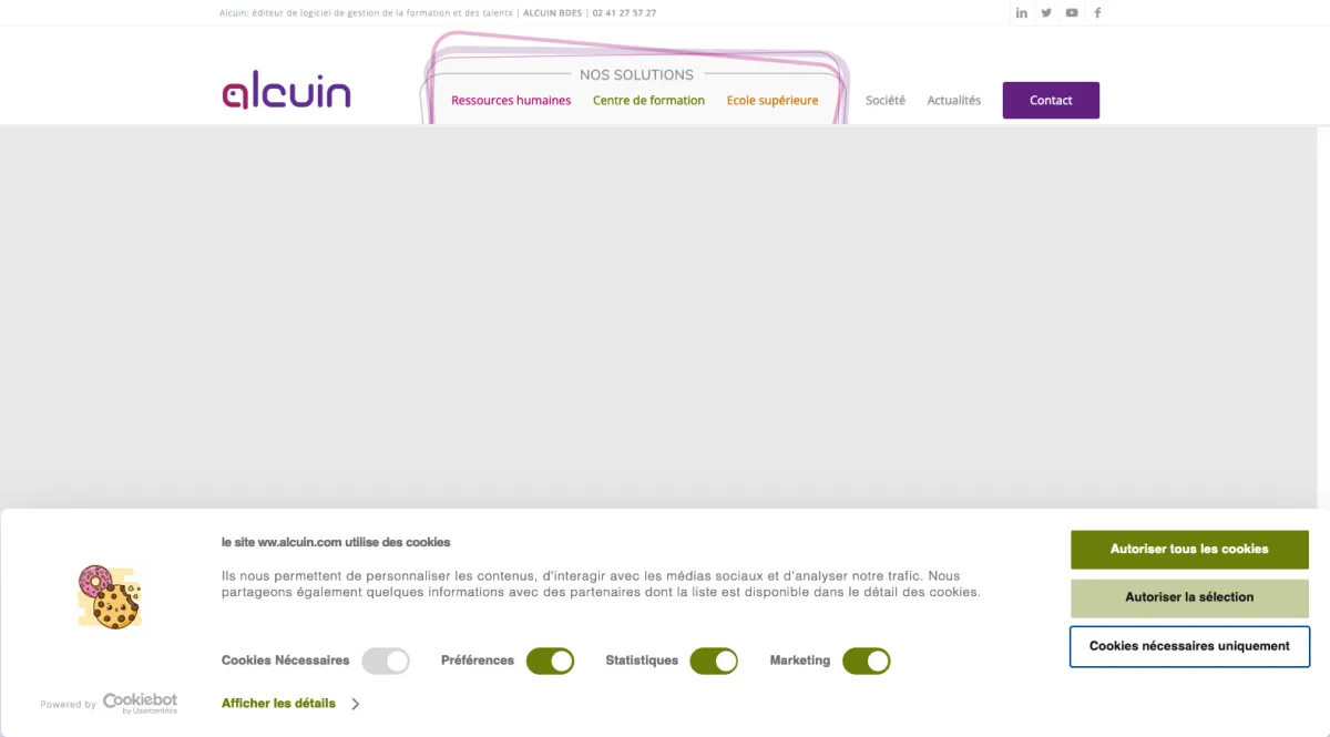 Interface Alcuin Campus : fonctionnalités, prix, alternatives