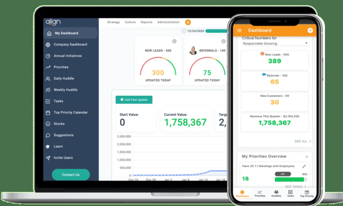 Align: avis sur le logiciel de gestion des stocks et de l'inventaire: fonctionnalités, avantages, inconvénients et tarifs