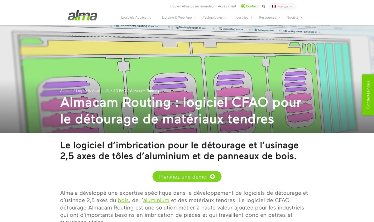 Notre avis sur AlmaCAM Routing : un logiciel pour l'industrie à découvrir