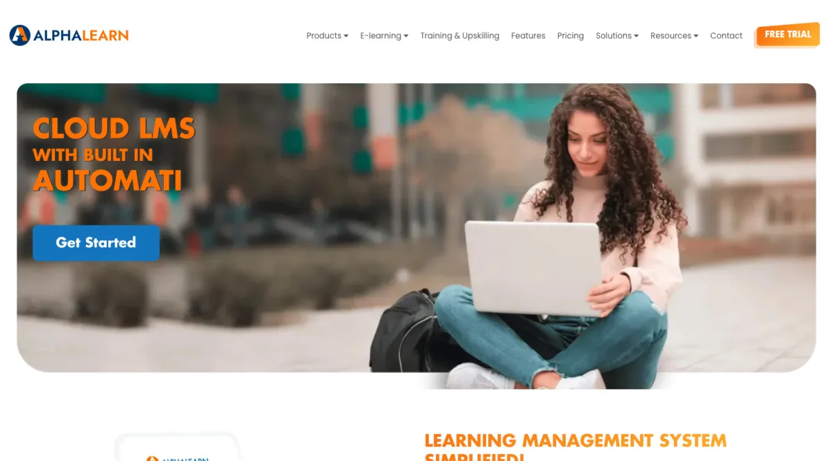 Interface AlphaLearn : fonctionnalités, prix, alternatives