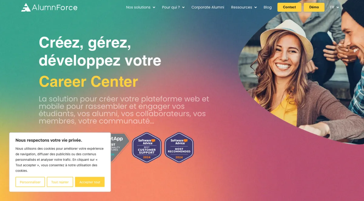 Interface AlumnForce : image, ergonomie, alternatives