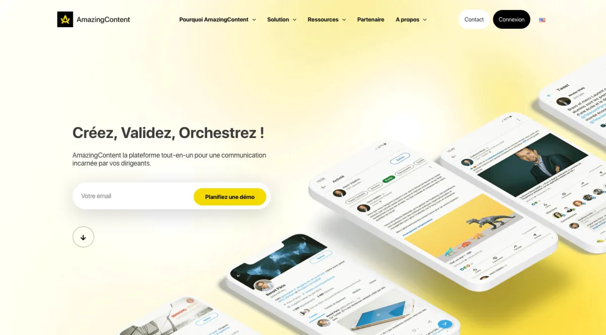 Interface AmazingContent : fonctionnalités, prix, alternatives