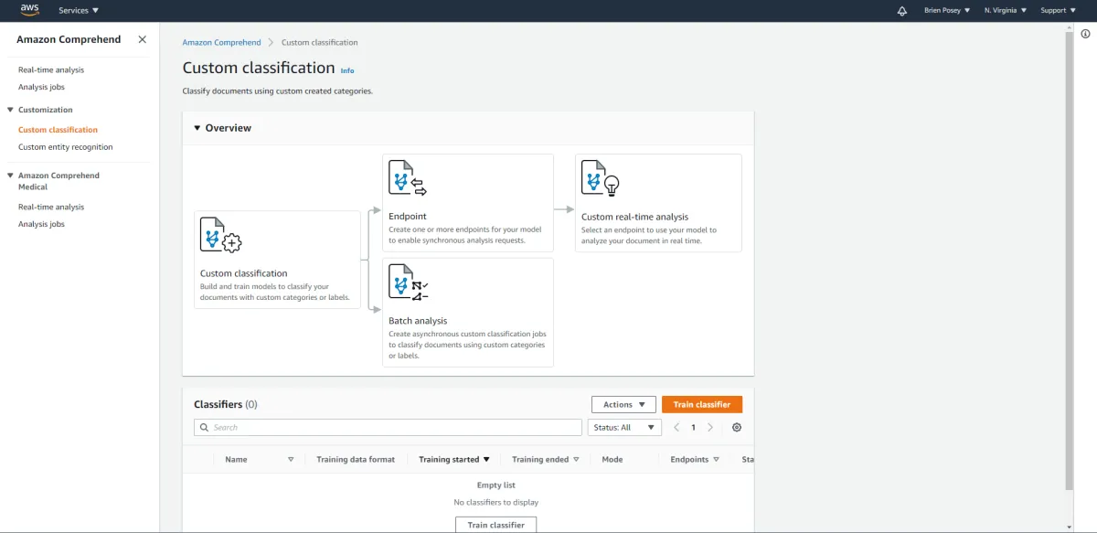 Amazon AWS Comprehend: avis sur le logiciel OCR (reconnaissance optique de caractères): fonctionnalités, avantages, inconvénients et tarifs Amazon AWS Comprehend: avis sur le logiciel OCR (reconnaissance optique de caractères): fonctionnalités, avantages, inconvénients et tarifs