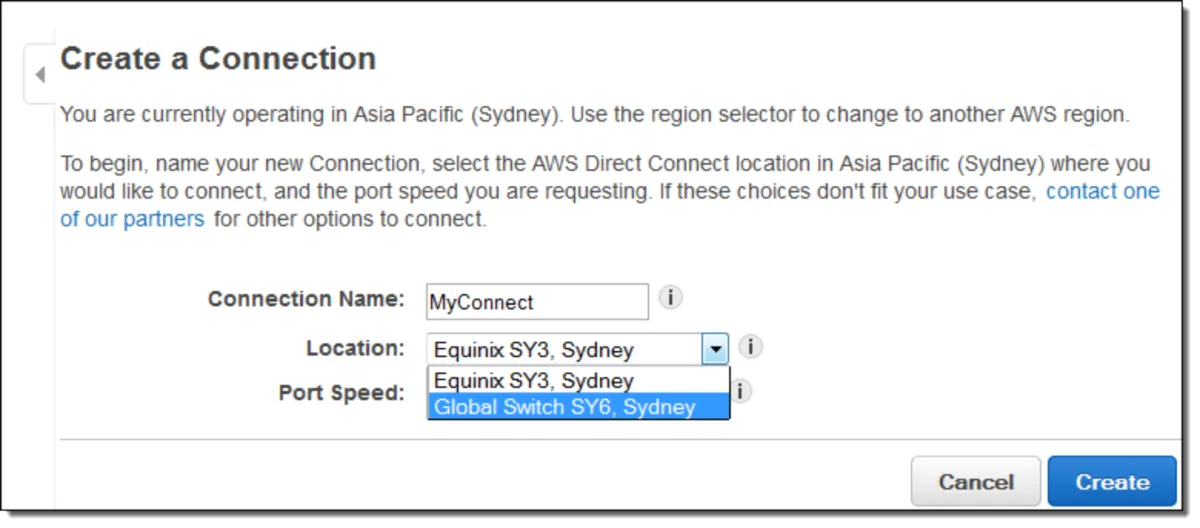 Interface Amazon AWS Direct Connect: fonctionnalités, prix, alternatives
