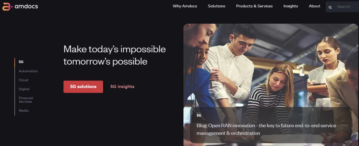 Amdocs Suite est un logiciel pour les télécoms populaire qui existe en version gratuite ou payante (à partir de 0 €) 