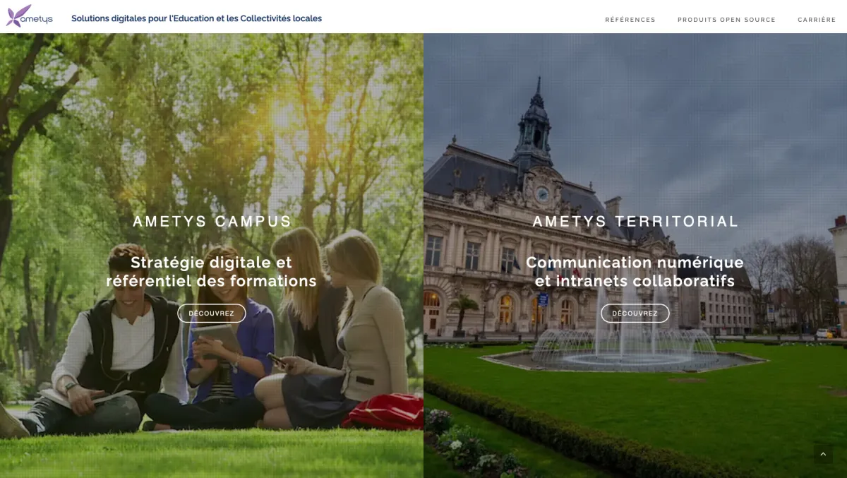 Interface Ametys : fonctionnalités, prix, alternatives