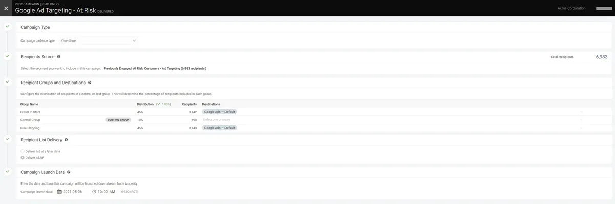 Interface Amperity: fonctionnalités, prix, alternatives