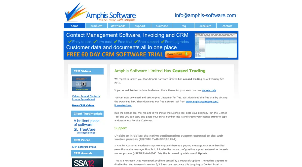 Interface Amphis Customer : fonctionnalités, prix, alternatives