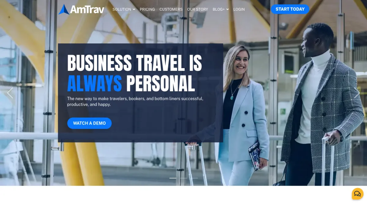 Notre avis sur AmTrav : un logiciel de gestion des voyages d'affaires (travel management) à découvrir