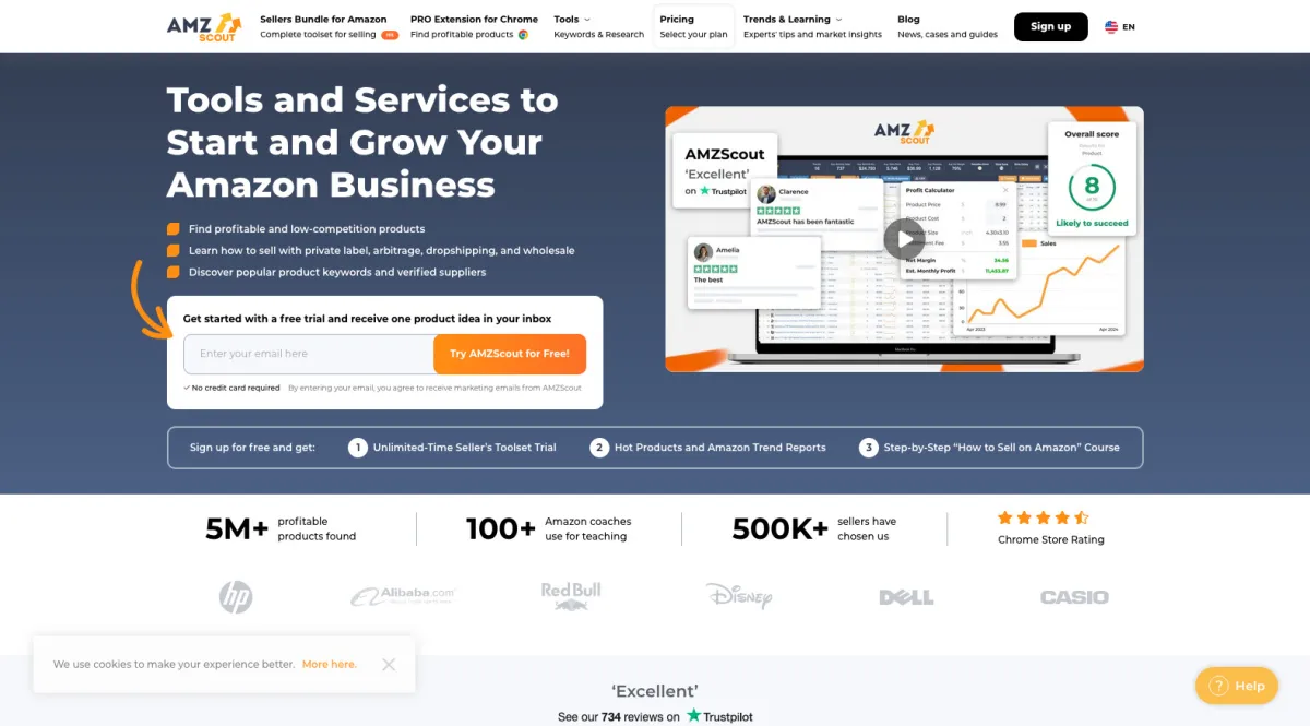 Interface AMZScout : image, ergonomie, alternatives Interface AMZScout : image, ergonomie, alternatives
