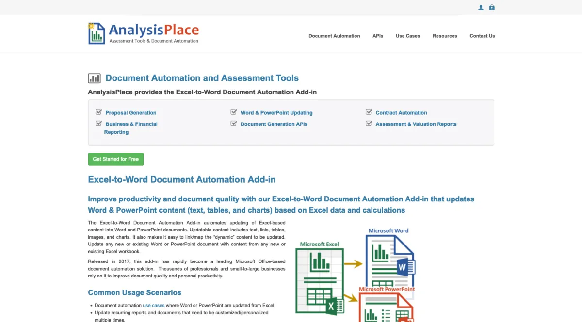 Interface AnalysisPlace : fonctionnalités, prix, alternatives