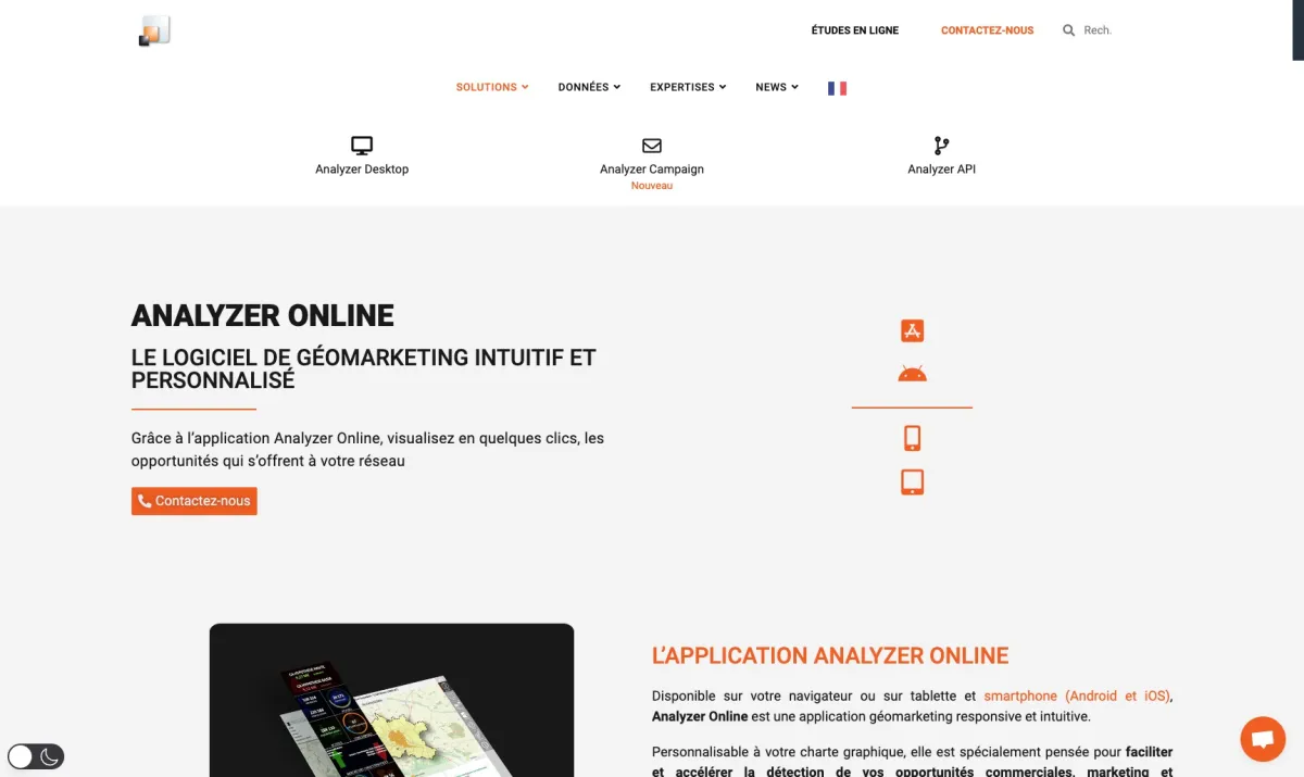 Interface Analyzer Online - Géomarketing : fonctionnalités, prix, alternatives Interface Analyzer Online - Géomarketing : fonctionnalités, prix, alternatives