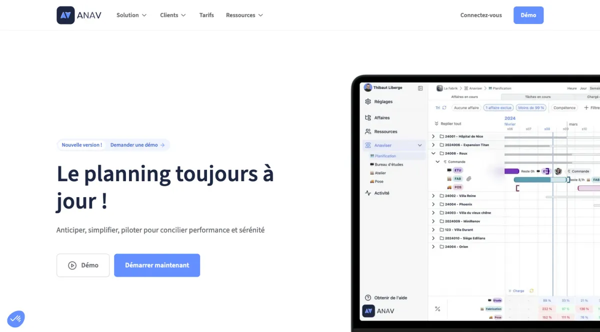 Interface ANAV : fonctionnalités, prix, alternatives