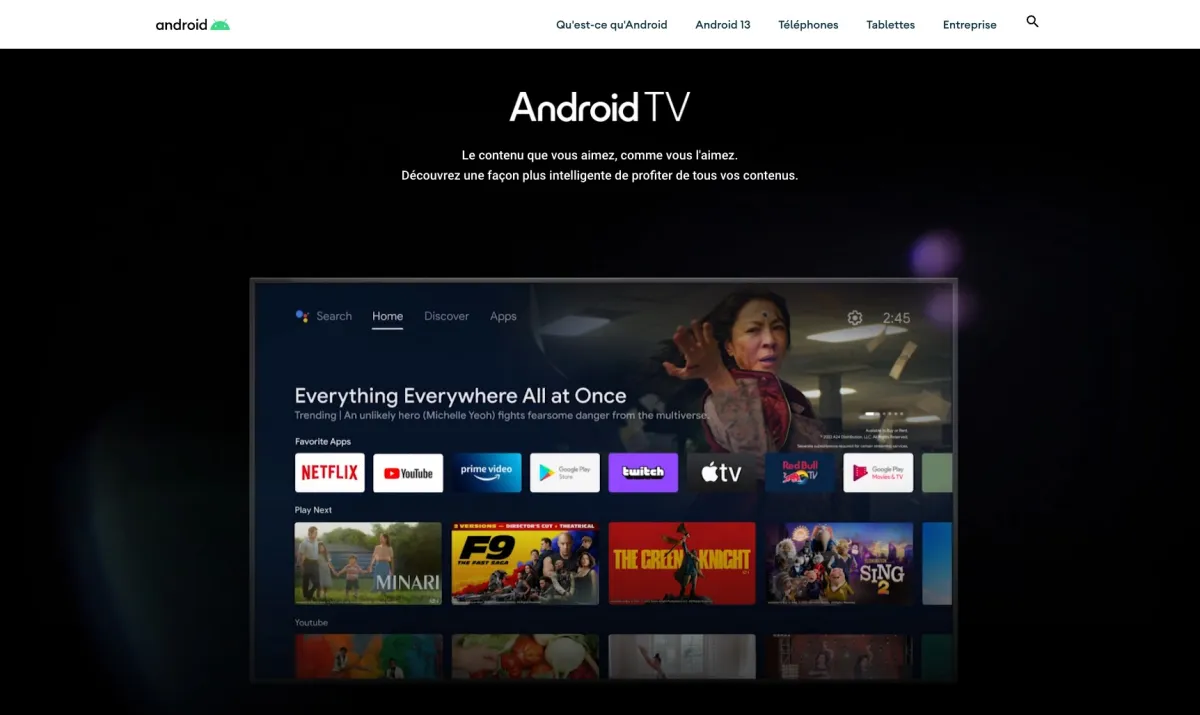 Notre avis sur Android TV : un système d'exploitation (OS) à découvrir Notre avis sur Android TV : un système d'exploitation (OS) à découvrir