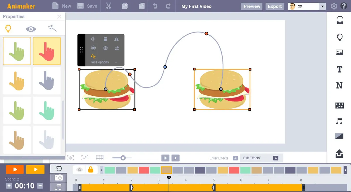 Animaker est un logiciel de design populaire qui existe en version gratuite ou payante (à partir de 10 €) Animaker est un logiciel de design populaire qui existe en version gratuite ou payante (à partir de 10 €)