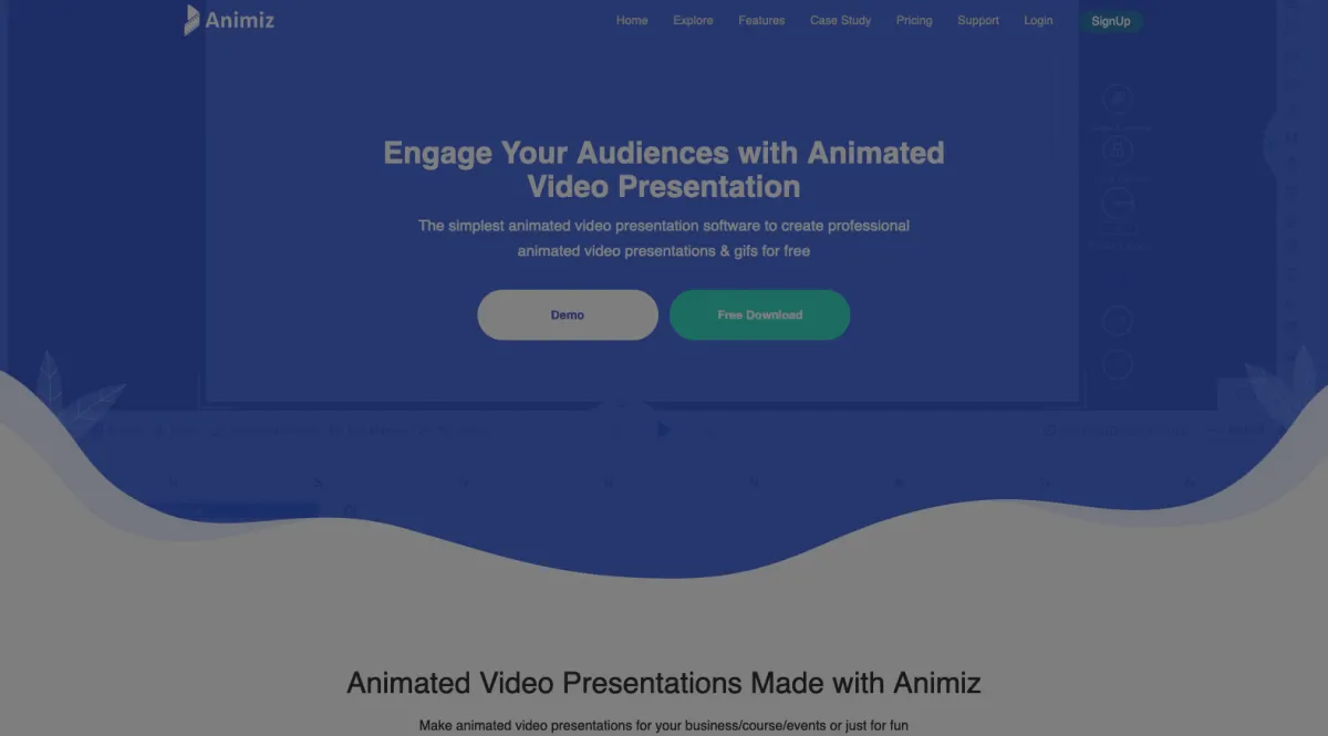Interface Animiz : image, ergonomie, alternatives
