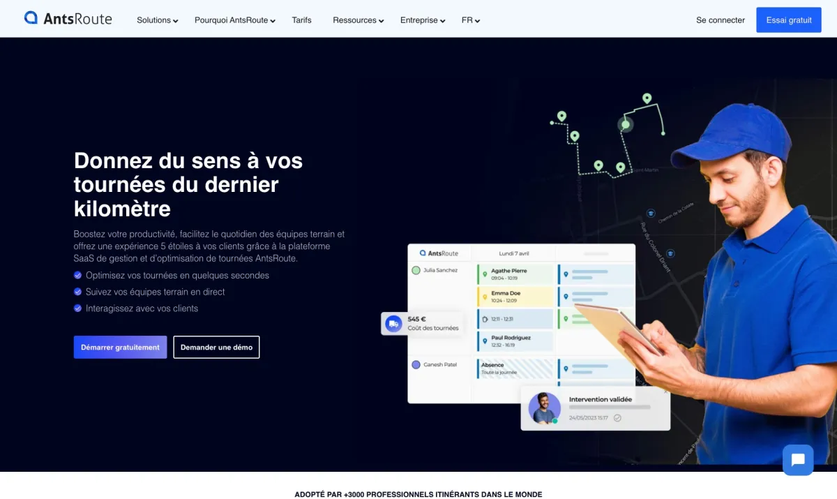 Interface Antsway : image, ergonomie, alternatives