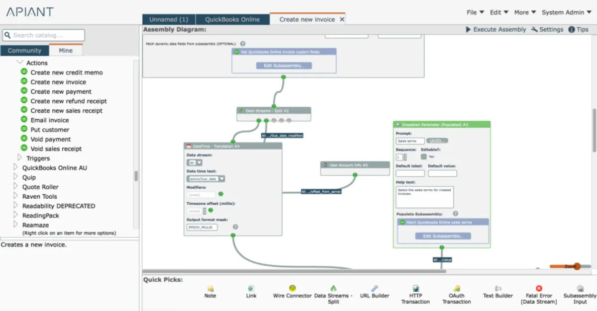 Interface APIANT: fonctionnalités, prix, alternatives