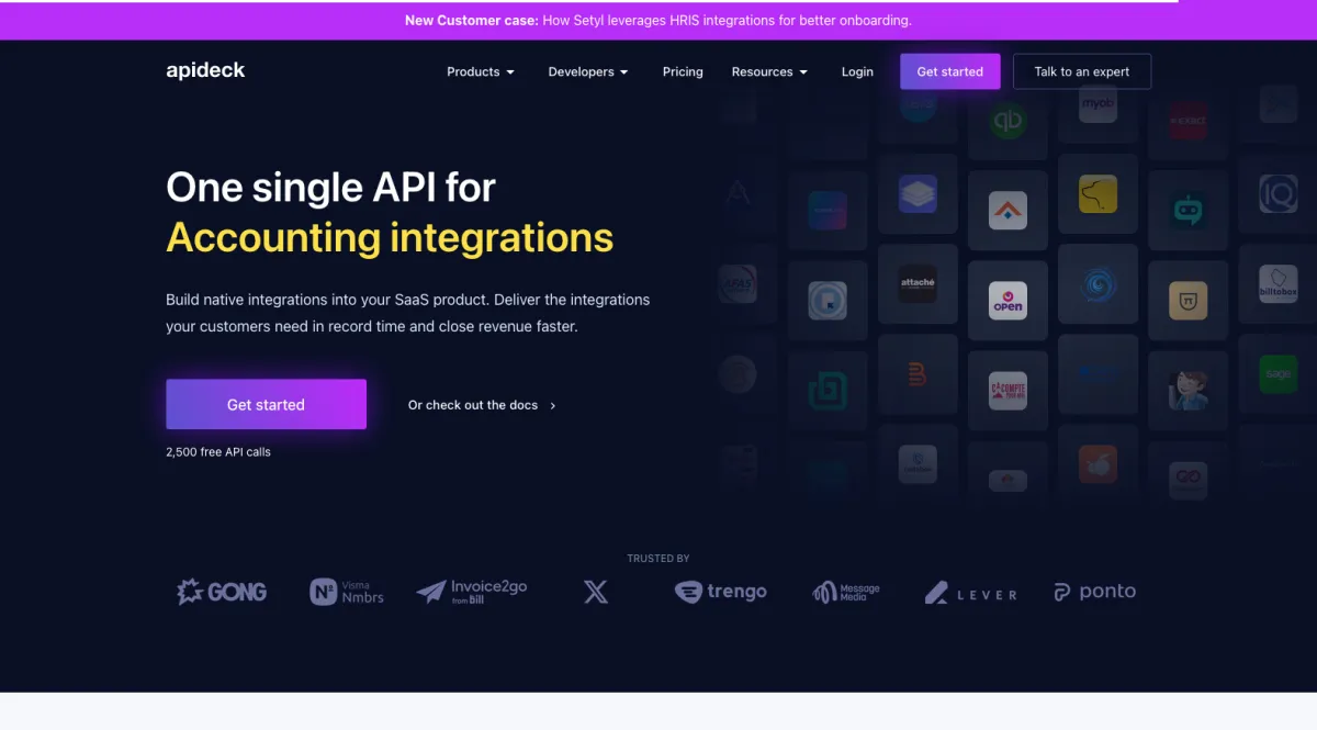 Interface Apideck : fonctionnalités, prix, alternatives Interface Apideck : fonctionnalités, prix, alternatives