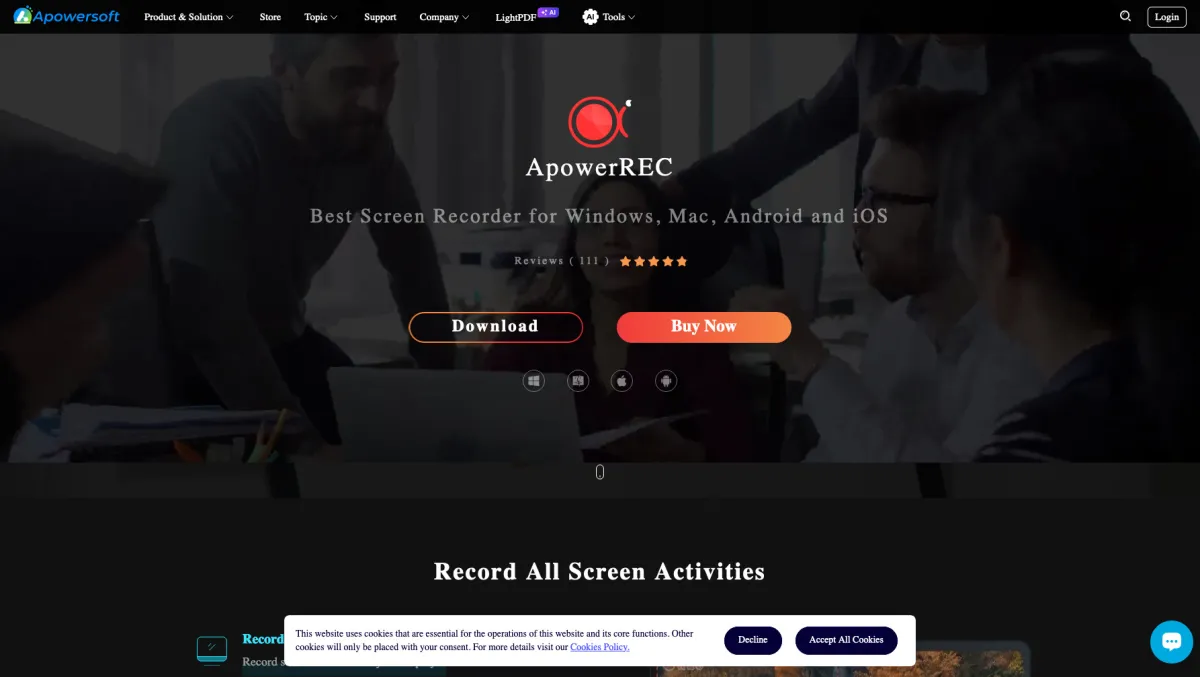 Interface ApowerRecover : fonctionnalités, prix, alternatives