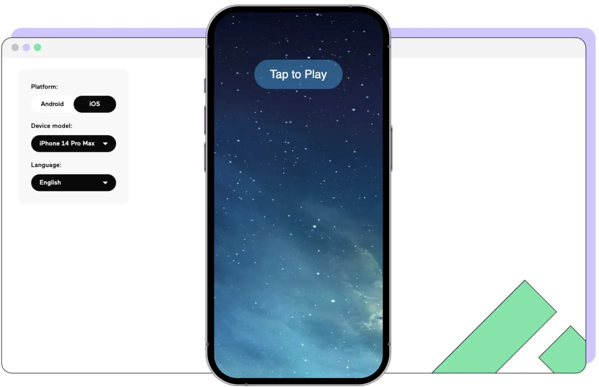 Appetize est un logiciel de test de performance populaire qui existe en version gratuite ou payante (à partir de 49 €) Appetize est un logiciel de test de performance populaire qui existe en version gratuite ou payante (à partir de 49 €)
