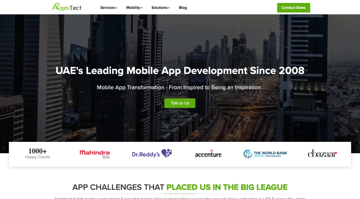 Interface Apphitect : fonctionnalités, prix, alternatives