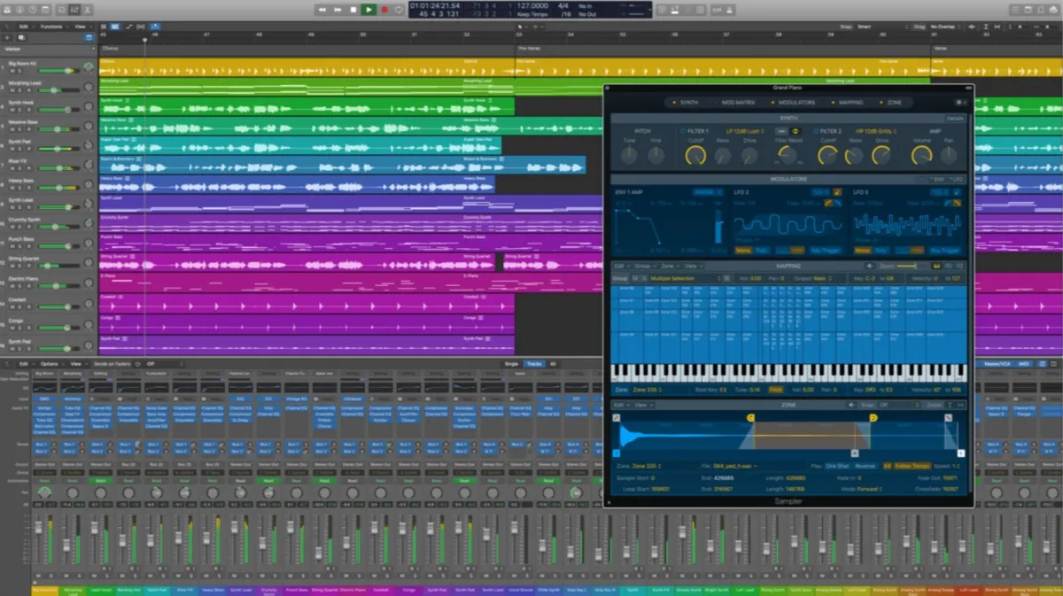 Notre avis sur Apple Logic Pro : un logiciel d'édition audio à découvrir