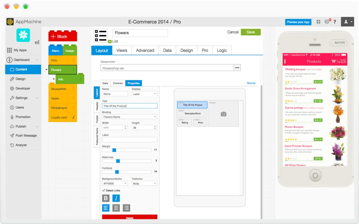 Notre avis sur AppMachine : un logiciel de développement d'applications (app builder) à découvrir
