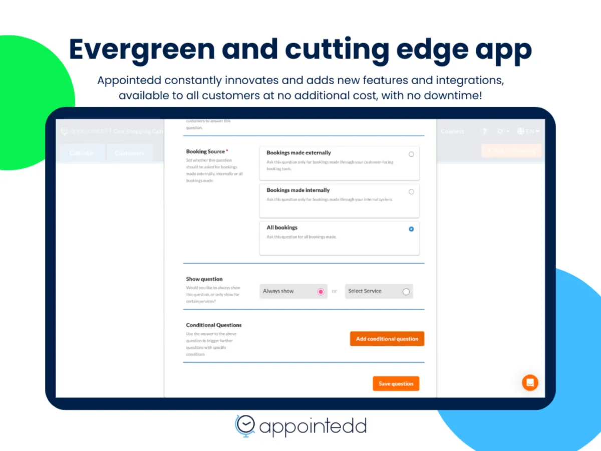 Interface Appointedd: fonctionnalités, prix, alternatives