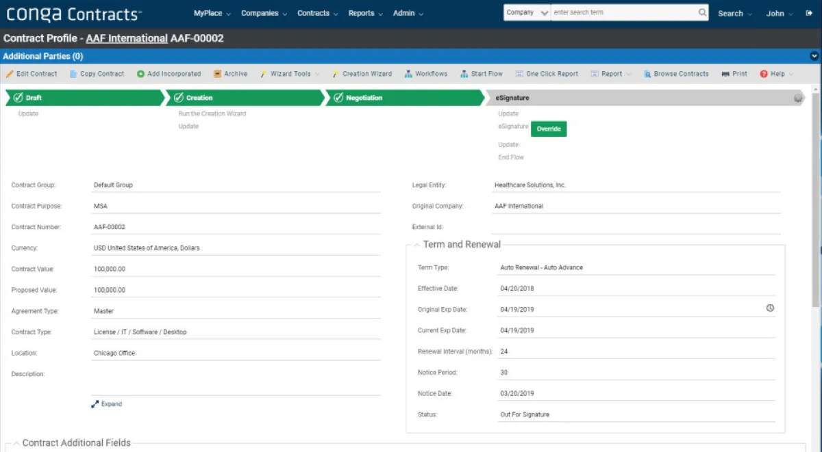 Notre avis sur Apptus Contract Management : un logiciel de conformité (compliance) à découvrir