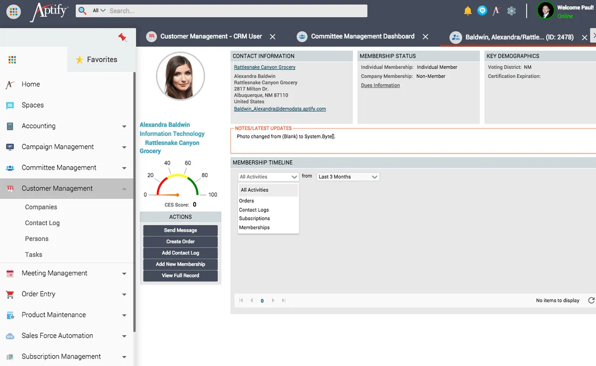 Aptify: avis sur le logiciel de gestion des adhésions / membres: fonctionnalités, avantages, inconvénients et tarifs Aptify: avis sur le logiciel de gestion des adhésions / membres: fonctionnalités, avantages, inconvénients et tarifs