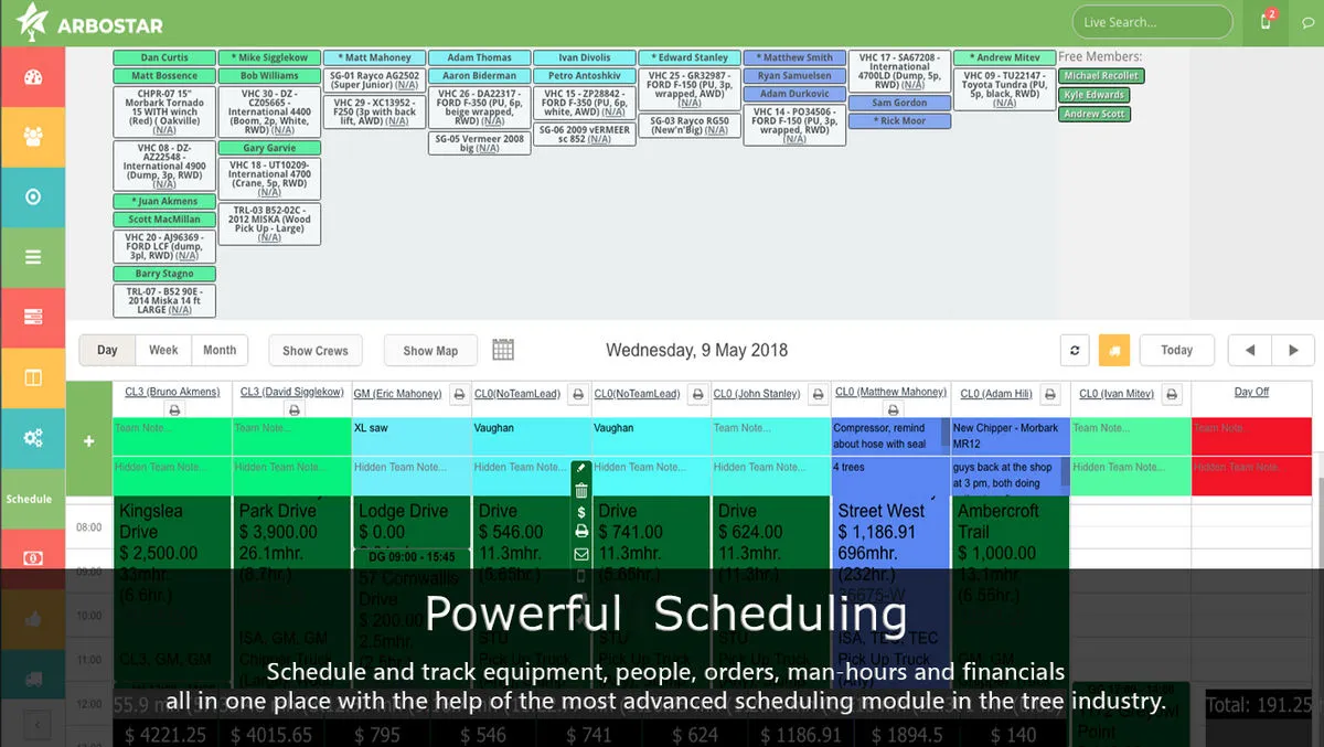 ArboStar est un logiciel de gestion des interventions et tournées sur le terrain très réputé en entreprise car il dispose de nombreuses fonctionnalités et intégrations tierces 