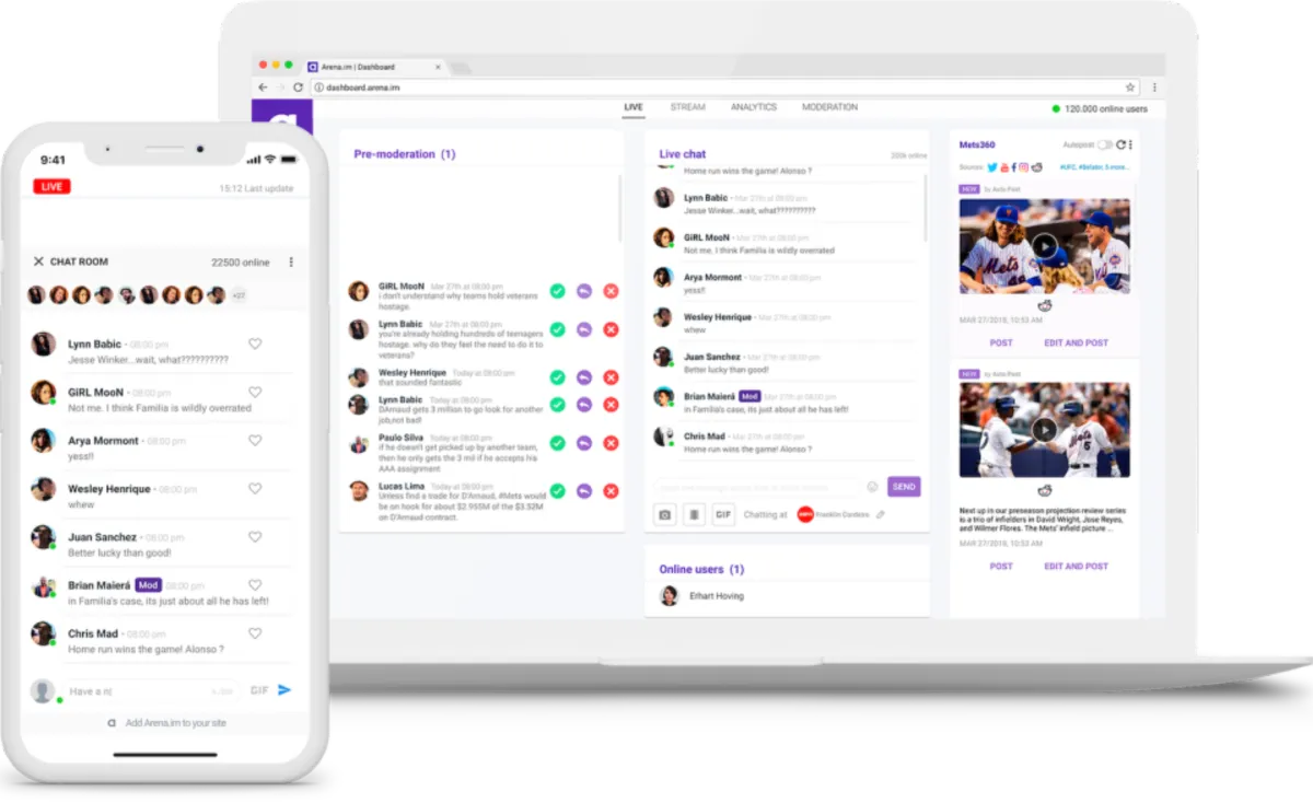 Arena est un logiciel de gestion d'événements virtuels populaire qui existe en version gratuite ou payante (à partir de 3 €) Arena est un logiciel de gestion d'événements virtuels populaire qui existe en version gratuite ou payante (à partir de 3 €)